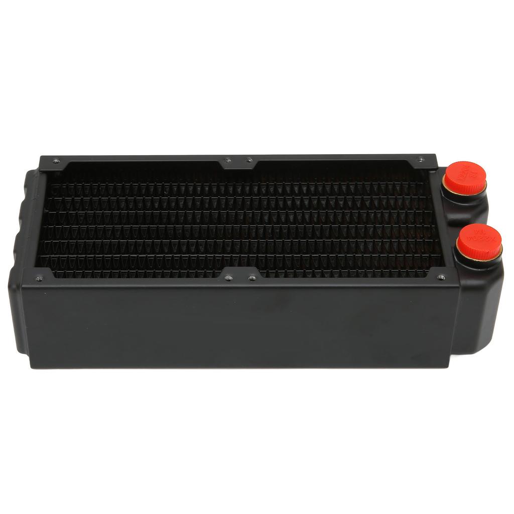 Cooling Radiator Double Layers 8 Pipes G14 Thread Double Fans Water Cooler with Screws for