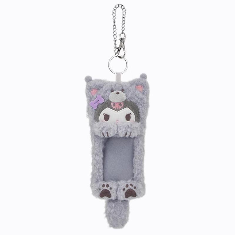 Плюшевый держатель для карт Sanrio Cinnamoroll из мягкого коротковорсового материала для коллекционеров и в качестве подарка Cinnamoroll