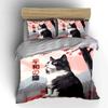 "Cat Art Print Home Decor Set" Soft Comfortable Duvet Cover Bedding Set Included 1*Duvet Cover & 2*Pillowcases gift