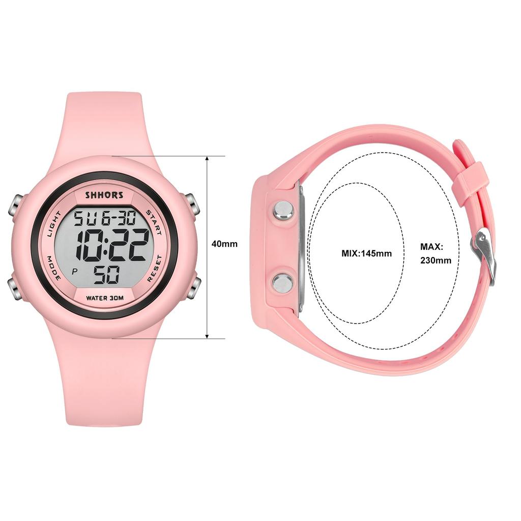 Ceas de mână digital pentru femei și încheietura mâinii subțire sport ușor de zi cu LED-uri impermeabile simplu elegant bărbați, ceas, ceas, citit, multi-funcțional, dată,