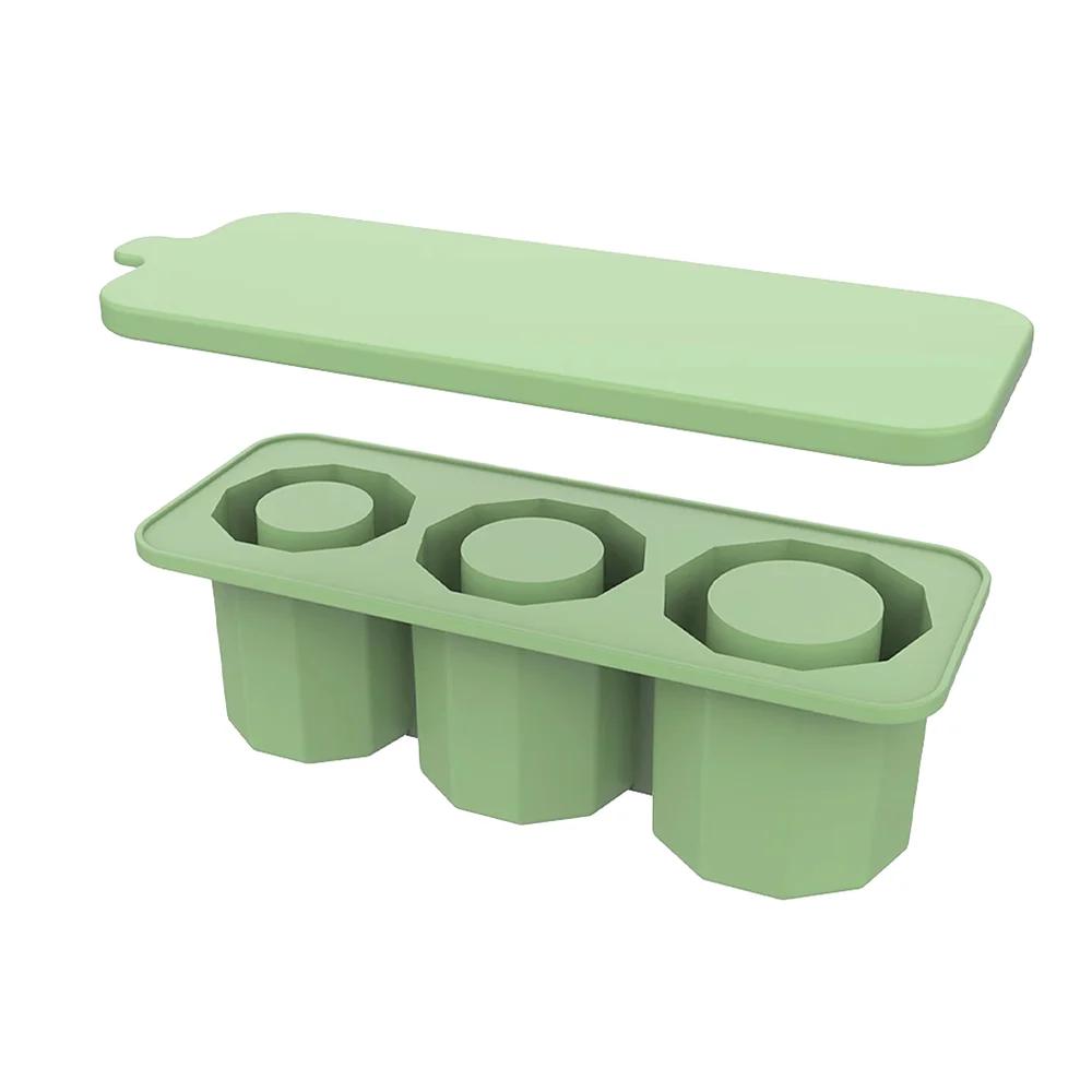 Ice Cube Tray for 30oz Cup Tumbler 30oz Cup Cylinder-Shaped Silicone Ice Mold with Lid 30oz Cup Accessories