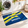 Flannel Kitchen Mat North Queensland Cowboys Soft Area Rug Non Slip Floor Carpet Home Decoration