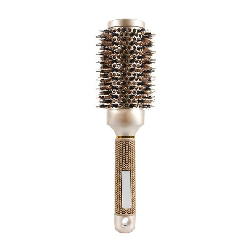 Hair Comb Professional Salon Hair Brush Hair Styling Hairbrush Hairdressing Comb Round Curly Rollers Tools Blue