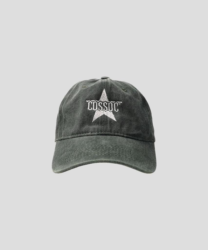 Koso Cc Star Pigment Washed Ball Cap (Charcoal)