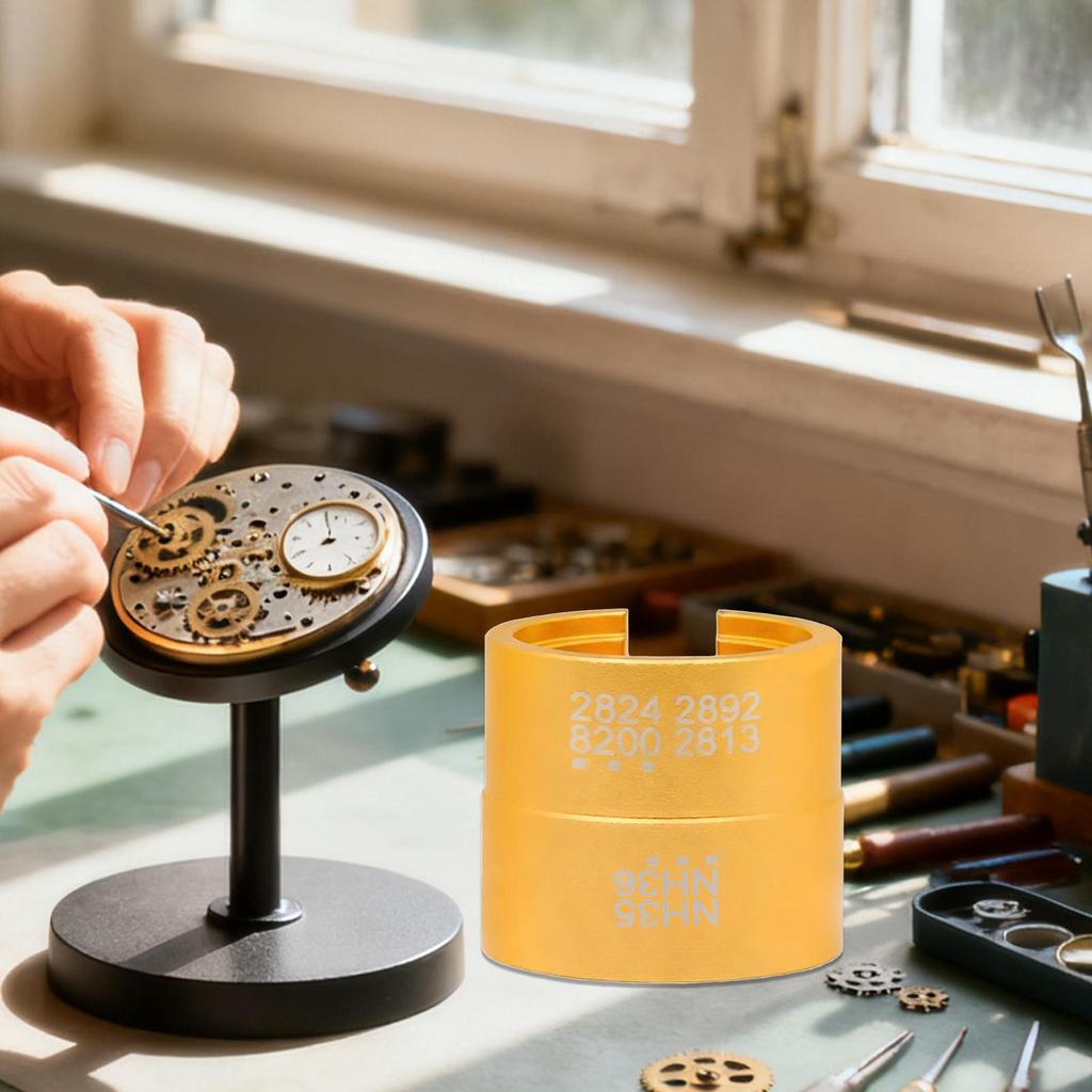 Uhrwerkhalter Doppelseitiger Uhrwerk-Reparaturständer Uhrenentnahmehalterung Für Frauen Professionelles Sammlerstück Vitrine