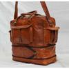 Men's Duffel Genuine Leather Large Vintage Travel Gym Weekend Overnight Bag NEW