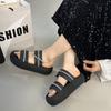 2025 New Soft-bottomed Cool Slippers Women Wear Thick Soles To Increase the Height of Going Out Beach Slippers Trendy Sandals Women