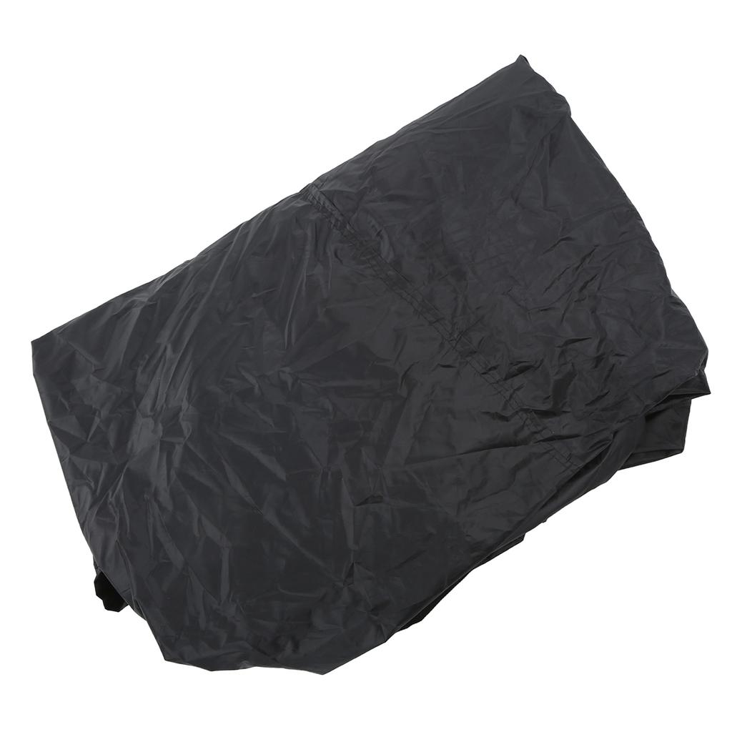 Black Car Cover Waterproof Windproof Dustproof UV Protection Scratch Resistant with Reflective Strips for Trucks Off