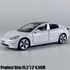 1:32 Model 3 Mid-size Luxury Sedan Alloy Metal Diecast Model Car Simulation Miniature Holiday Present & Home Trendy Ornament Toy