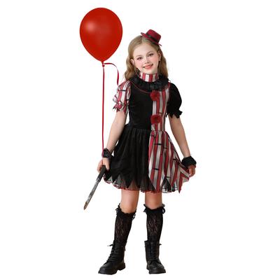 Halloween Children's Costume Clown Soul Cos Girls Dress Party Funny Dress Up Carnival Costume