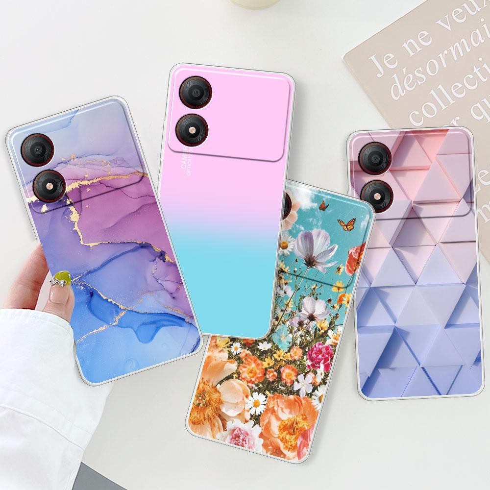 Für ZTE Blade A34 Hülle Für ZTE Blade A54 Cover Mode Klar Schutz Weiches Silikon Handyhüllen Für ZTE Blade A34 A54 Coque Funda