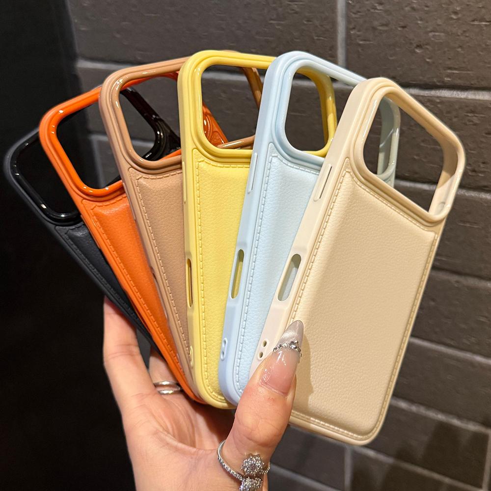 Drum Cortex Plain Phone Case For iPhone 17 16 15 14 13 12 11 Pro Max Plus 17 Air Shockproof Bumper Cases Cover Funda