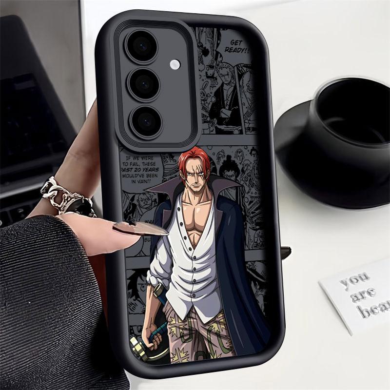 Anime O-One Pieces Shanks Phone Case For Samsung S26 S25 S24 S23 S21 S20 Ultra For Galaxy S25 S24 FE S26 Plus Soft Silicon Cover