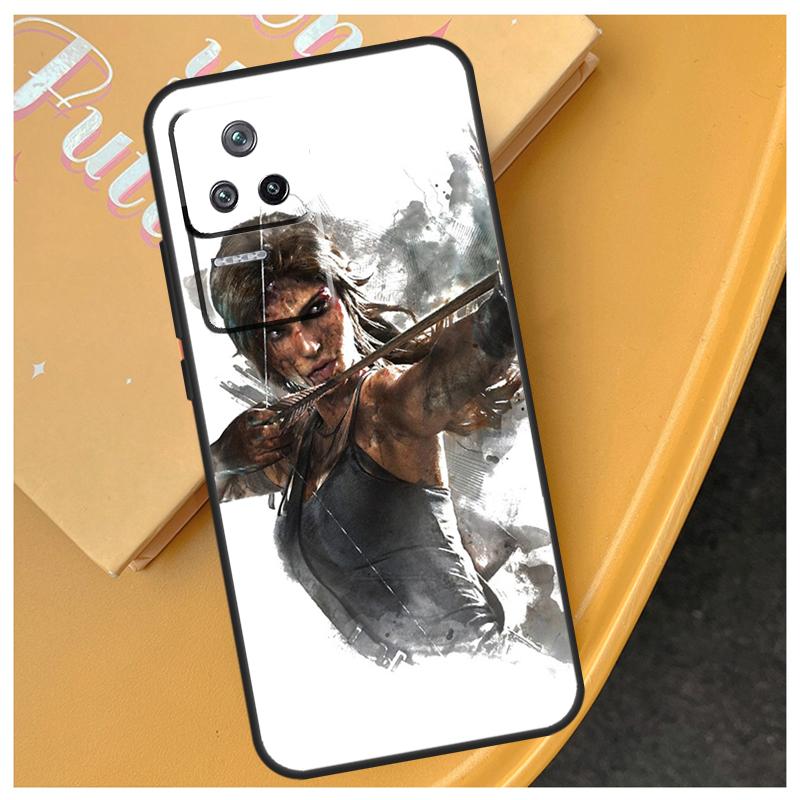 Lara Croft Tomb Raider Case For Xiaomi 14T 13T Pro 11T 12T 13 14 15 Ultra POCO X6 Pro X3 X5 F5 F6 M6 X7 Pro Cover