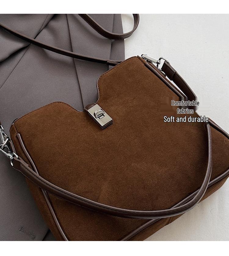 2025 Vintage Matná Minimalistická Velkokapacitní Taška Přes Tělo/Taška Přes Rameno