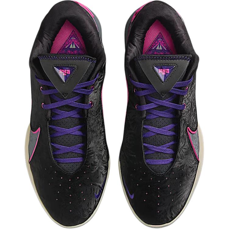 Nike LeBron 22 GS Blacklight Kids Sneakers Laser-Fuchsia Dark-Grey Field-Purple FV5636-001