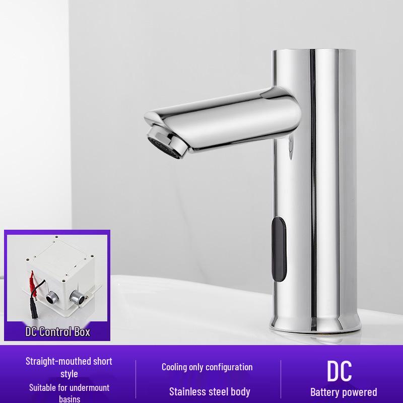 Stainless Steel Automatic Sensor Faucet for Public Spaces, Schools, and Hotels