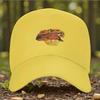 Sunflower Print Baseball Cap Unisex Adjustable Polyester Casual Outdoor Summer Hat