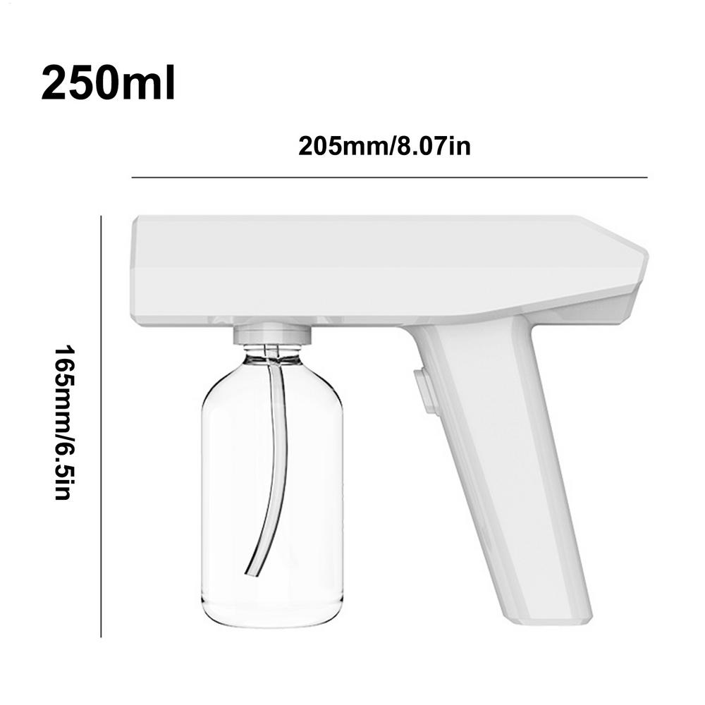 

Распылитель 250 мл для дезинфекции, электрические водяные распылители, портативный распылитель тумана, насадка для садовой машины белый