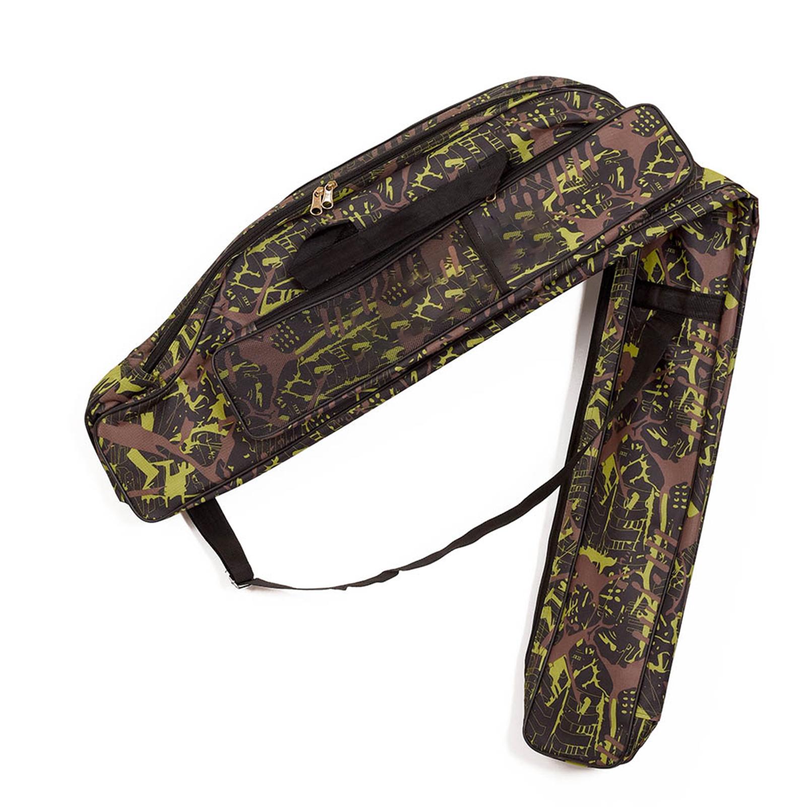 

Сумка для риболовлі Lixada Чохол для перенесення вудок Оксфордська сумка для зберігання інструментів для риболовлі Органайзер для рибальського спорядження 130cm зелений