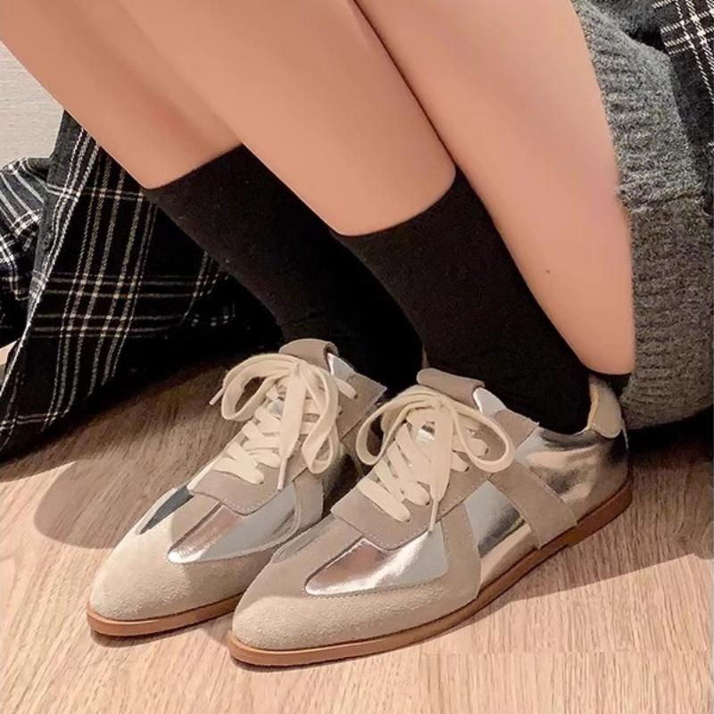 2025 New All-match TrendVintage Casual Sports Shoes for Women Hiking Sneakers Platform Walking Athletic Shoe White Loafers