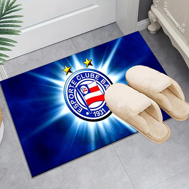 1PC Bahia Fc Crest Design Rug Game Carpet, Floor Mat for Bedroom Living Room Entryway Rug, Home Decor Idea Gift for Christmas birthday