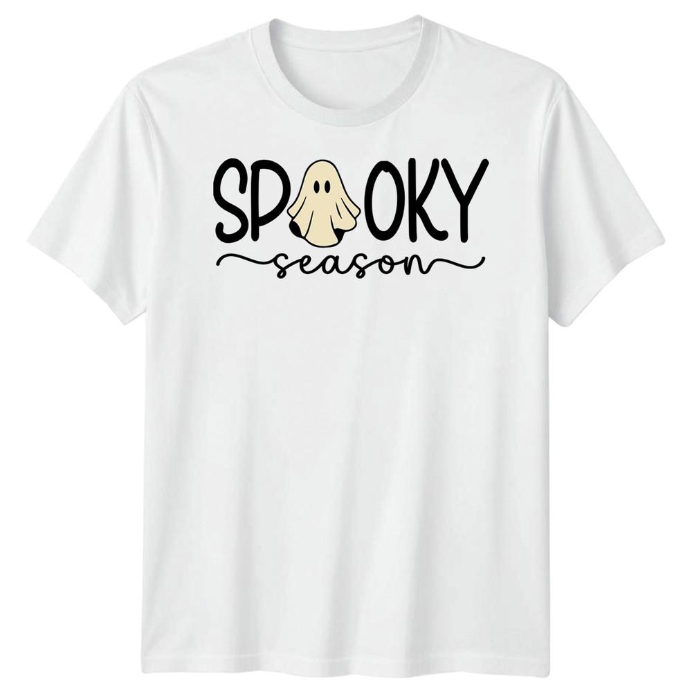 

Жуткий сезон Хэллоуин Привидение Мужская футболка Женская футболка Графическая Унисекс одежда L