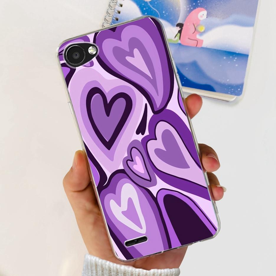 For LG Q6 Case M700 M703 Cute Painted Cover Soft Silicone Phone Case For LG Q6 Q6+ LGQ6 Back Cover Bumper For LG Q6 5.5'' Fundas
