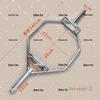 Hex Trap Barbell Bar