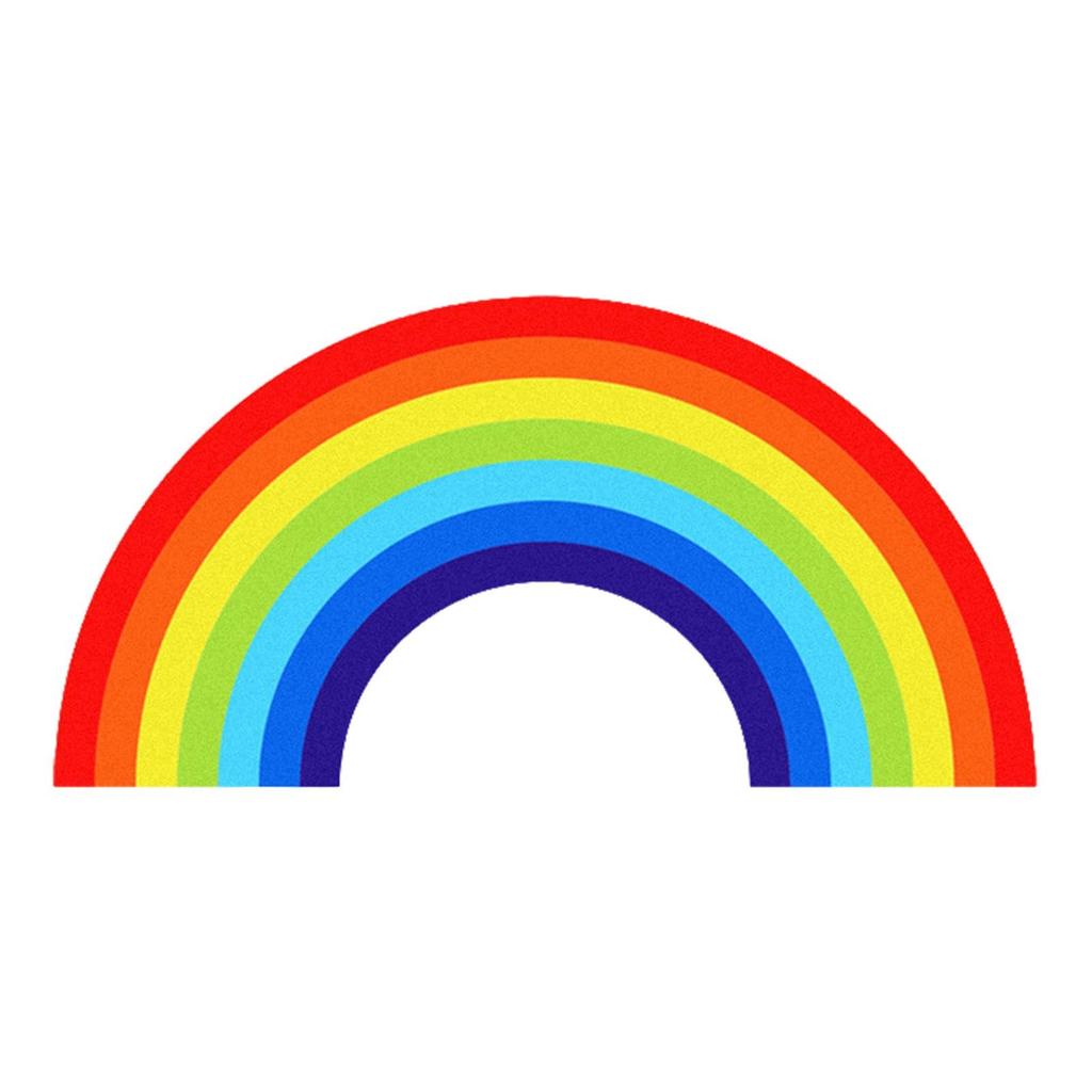 Regenbogen Autoaufkleber, Regenbogen Fensteraufkleber - Vista Auto Heckscheibenwischer Aufkleber Wetterfest