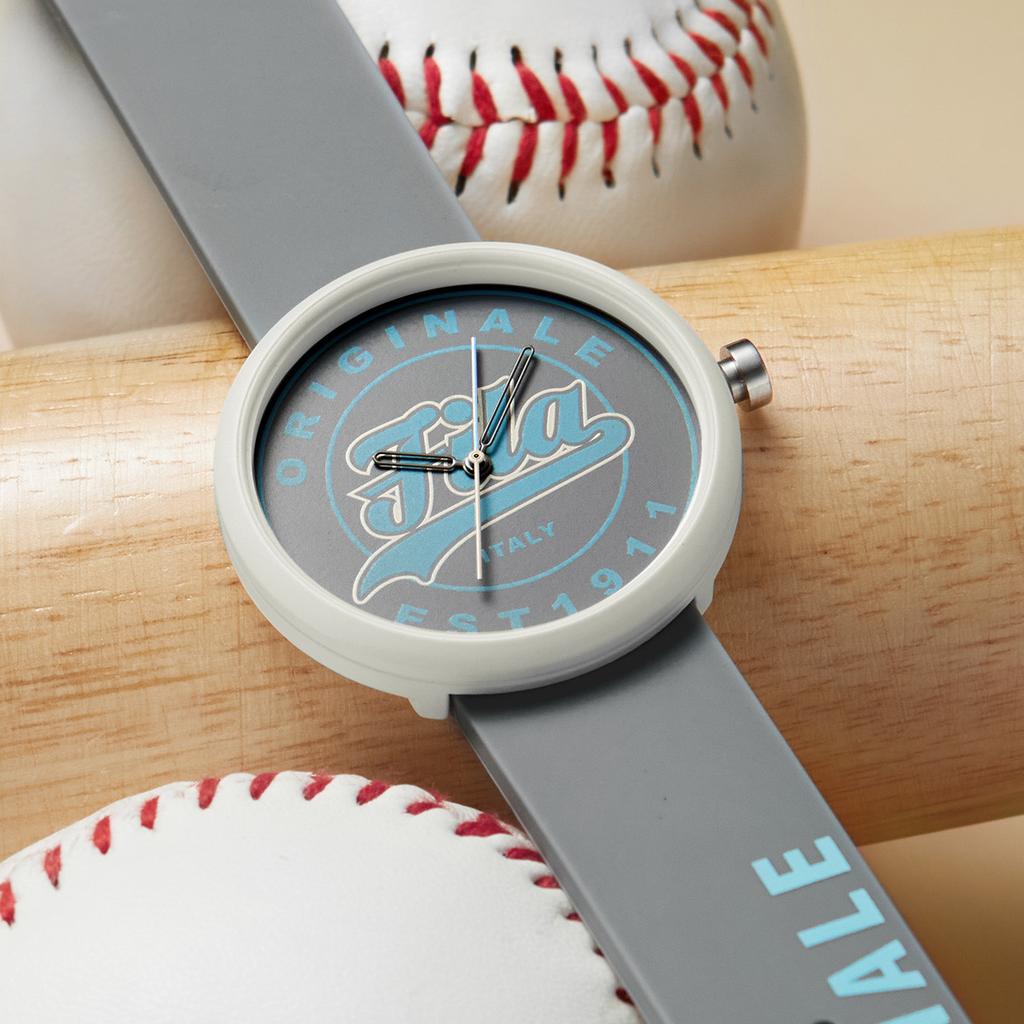 FILA Student Watch Fashion Vitality Sports Watch Quartz Movement Silicone Strap Gray Dial Waterproof Unisex watches 6309