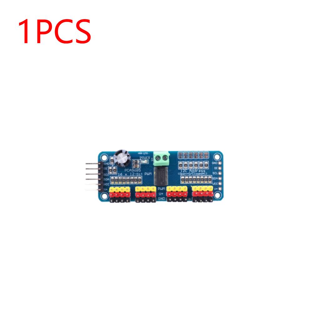 PCA9685 16 Channel 12 Bit PWM Servo Driver Board I2C Interface PCA9685 Shield Module Servo Shield for Arduino Robot/Raspberry Pi
