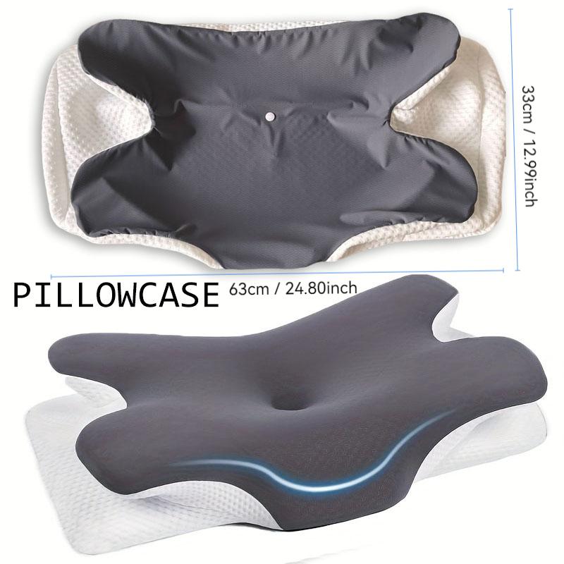 Poszewka na poduszkę w kształcie motyla | Ergonomiczne wsparcie szyi, Miękka i chłodząca, Tylko pranie ręczne, Idealna do snu, Idealna do poduszek ortopedycznych szyjnych