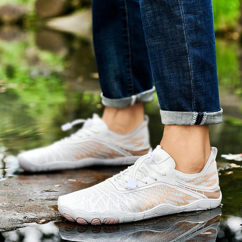 Unisex Barefoot Shoes Outdoor Training Running Shoes Quick-Drying Swimming Aqua Shoes Lightweight Women Casual Fitness Shoes
