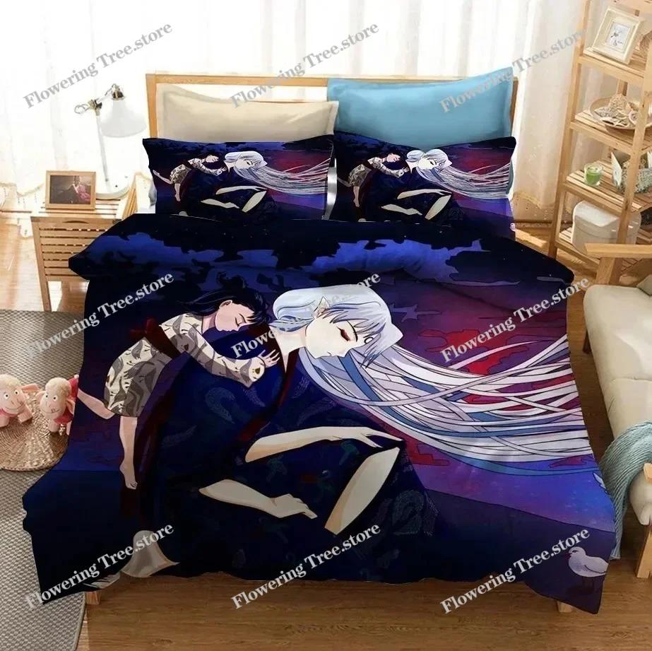 New 3D Printed Anime Inuyasha Duvet Cover Sesshoumaru Bedding Set Double Twin Full Queen King Adult Kids Bedclothes Quilt Cover