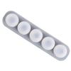 Nail Art Display Stand Silicone Mold Flower/Round/Jewel Shaped Epoxy Casting Mold for Diy Nail Tool Nail Practice Holder