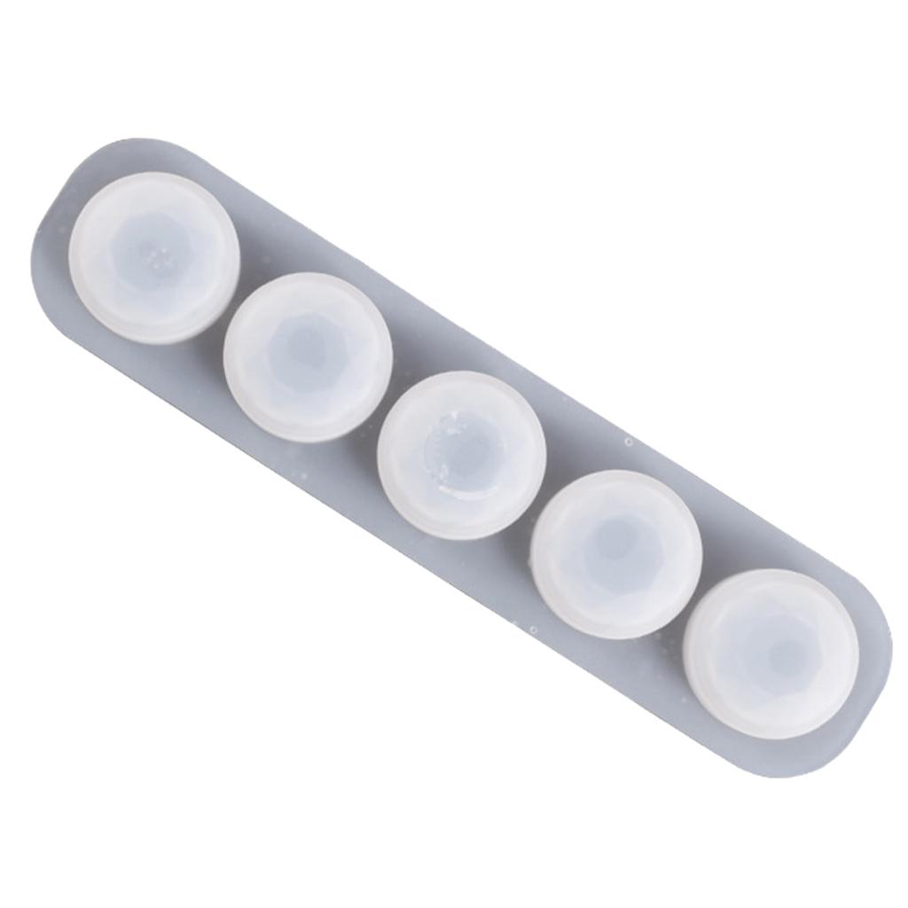 Nail Art Display Stand Silicone Mold Flower/Round/Jewel Shaped Epoxy Casting Mold for Diy Nail Tool Nail Practice Holder