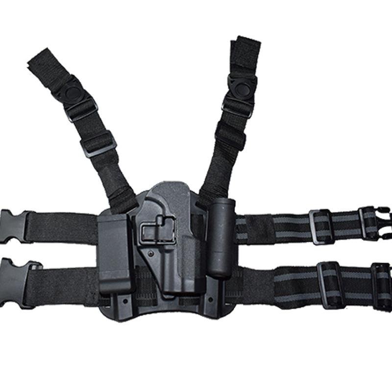 Black Eagle HK + USP-Gewehrabdeckung, Beinaufhänger + CQC-Jagdspielzeug, USP-Schnellzug-Beinaufhänger, Bühnenrequisite, Kunststoff-Gewehrabdeckung