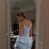 Women's V-Neck Maxi Dress with Longline Cardigan, Elegant Layered Set