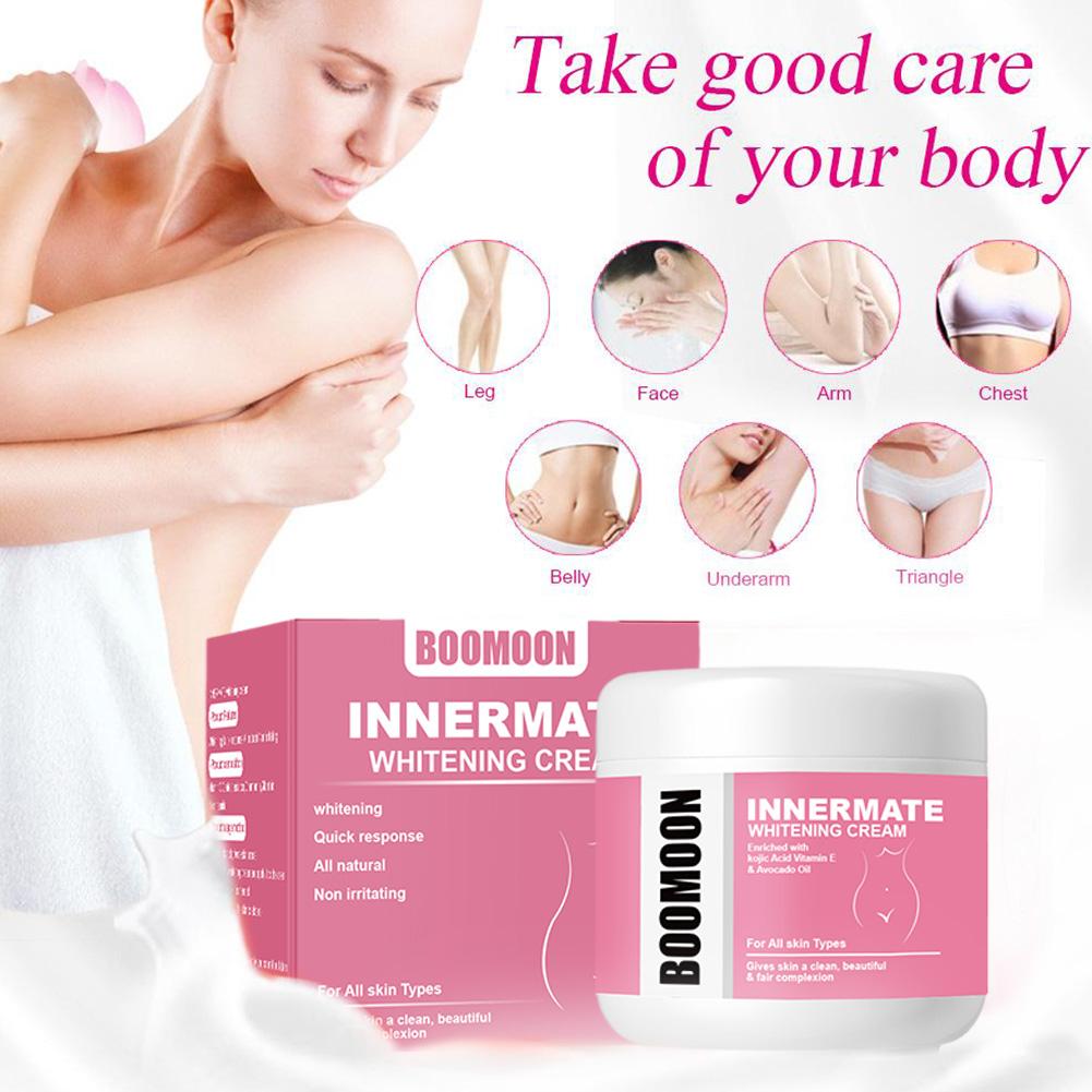 Body Whitening Cream Lighten Thigh Inner Joint Dark Knee Underarm Remove Brighten Parts Lotion K6Y4