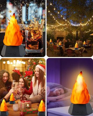 Wireless Ambience Lights Halloween Flame Lights Lava Lights Strange Night Lights Bar Restaurant Ambience Christmas Gifts