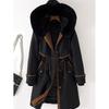 Medium and long two-wear Parker cotton-padded clothes 2026 winter cotton-padded clothes women's removable inner hooded down cotton