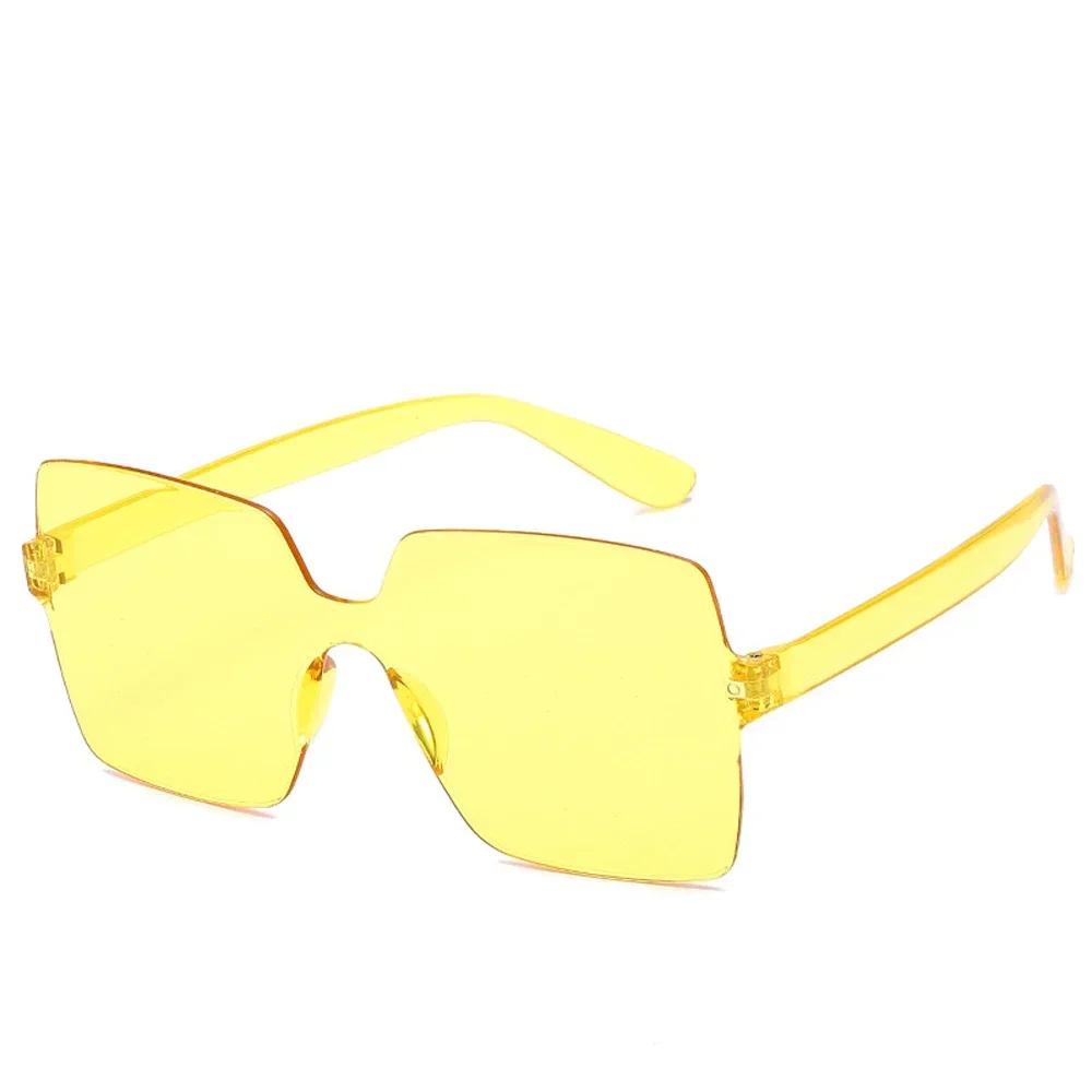 Fashionable Rimless Ocean Color Sunglasses For Women And Men With  Uv400 Glasses
