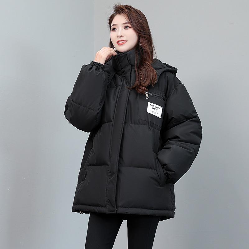 Bread Clothes Short Down Cotton-padded Clothes Women's New Trendy Loose Autumn and Winter Clothes Large Size Thickened Padded Jacket