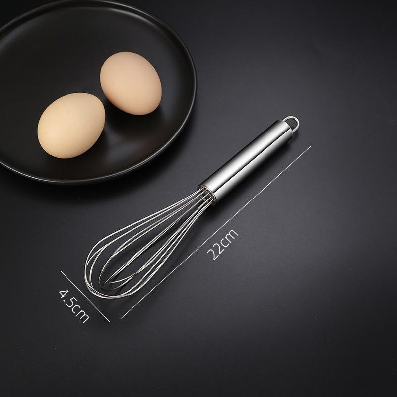 Stainless Steel Whisk Modern Minimalist Baking Utensils Egg Cream Mixer Stick 2