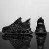 Spring/Autumn Men's Large Size Blade-soled Sports Shoes Flying Weave Fitness Jogging Shoes