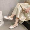 Ballet Mary Jane French small single shoes women's 2025 summer new bow soft sole shallow mouth with skirt flat shoes