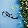 Metal Wall Art Cat Sculpture Indoor Outdoor Garden Decor Gift