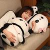 22 -45cm Lovely Plush Standing Panda Doll Soft Plush Toys Kawaii Panda Bear With Messenger Case Stuffed Animal Pillow For Children