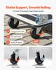 Foldable Push Cart Dolly, 149.69 Kg Capacity, Folding Platform Truck with Swivel Wheels, Moving Platform Hand Truck Flatbed Cart, Space Saving Push